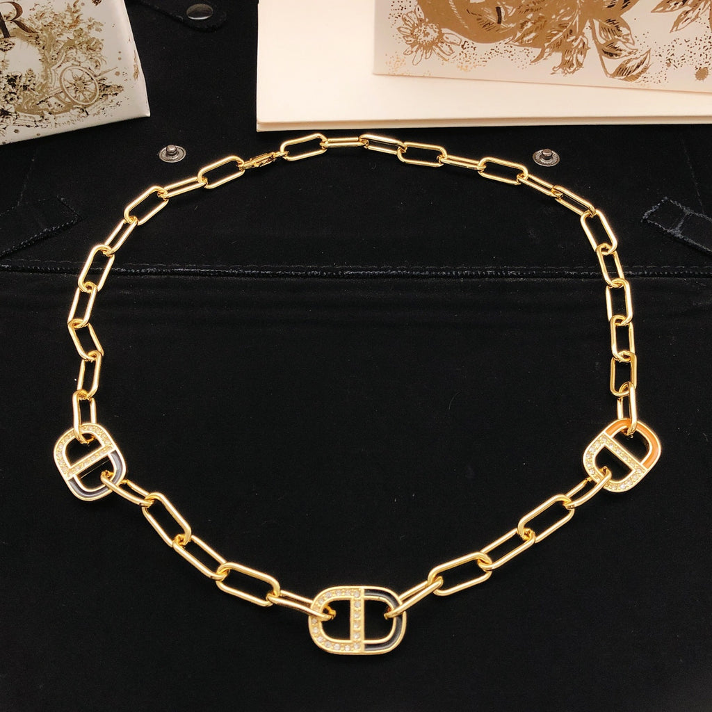 Dior Rectangular-Link CD Necklace - product image 3