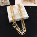 Dior Gold-Tone Double Curb Necklace - product image 1