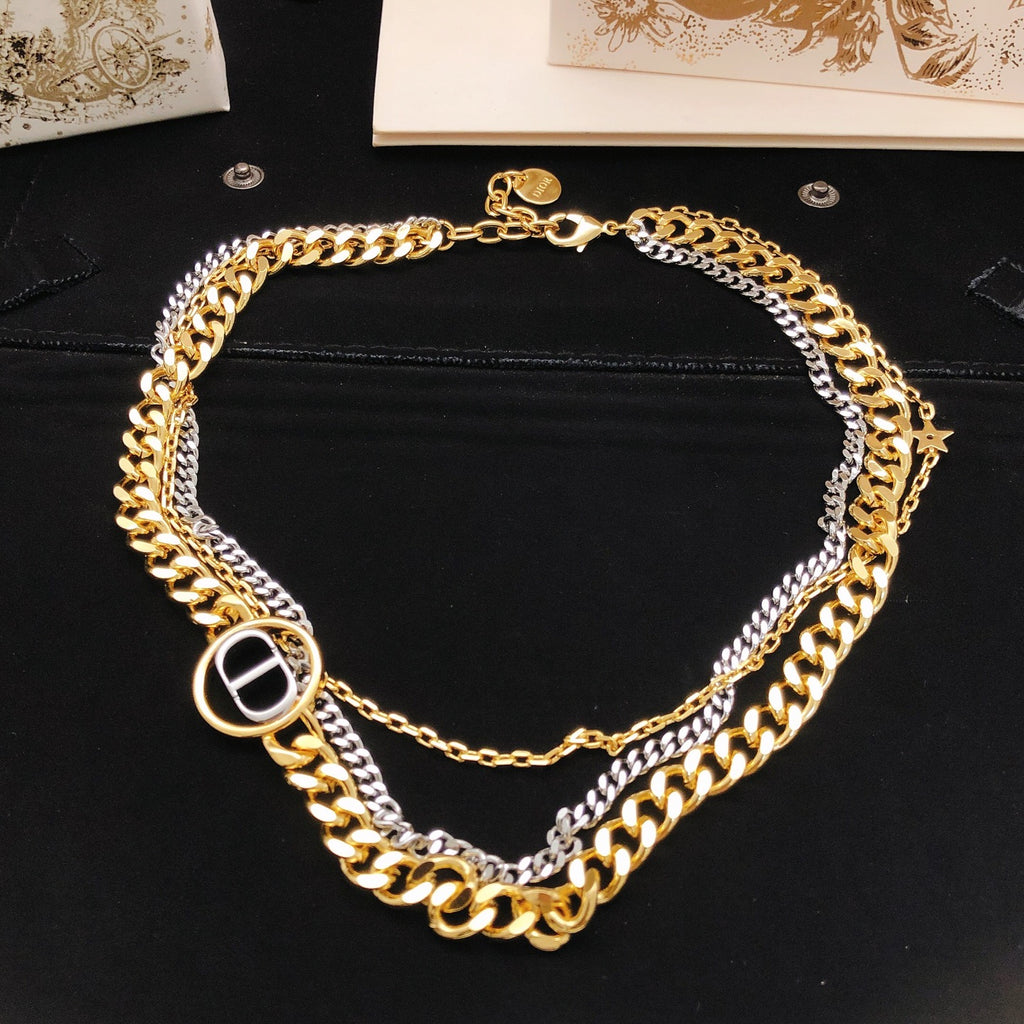 Dior Gold-Tone Double Curb Necklace - product image 5