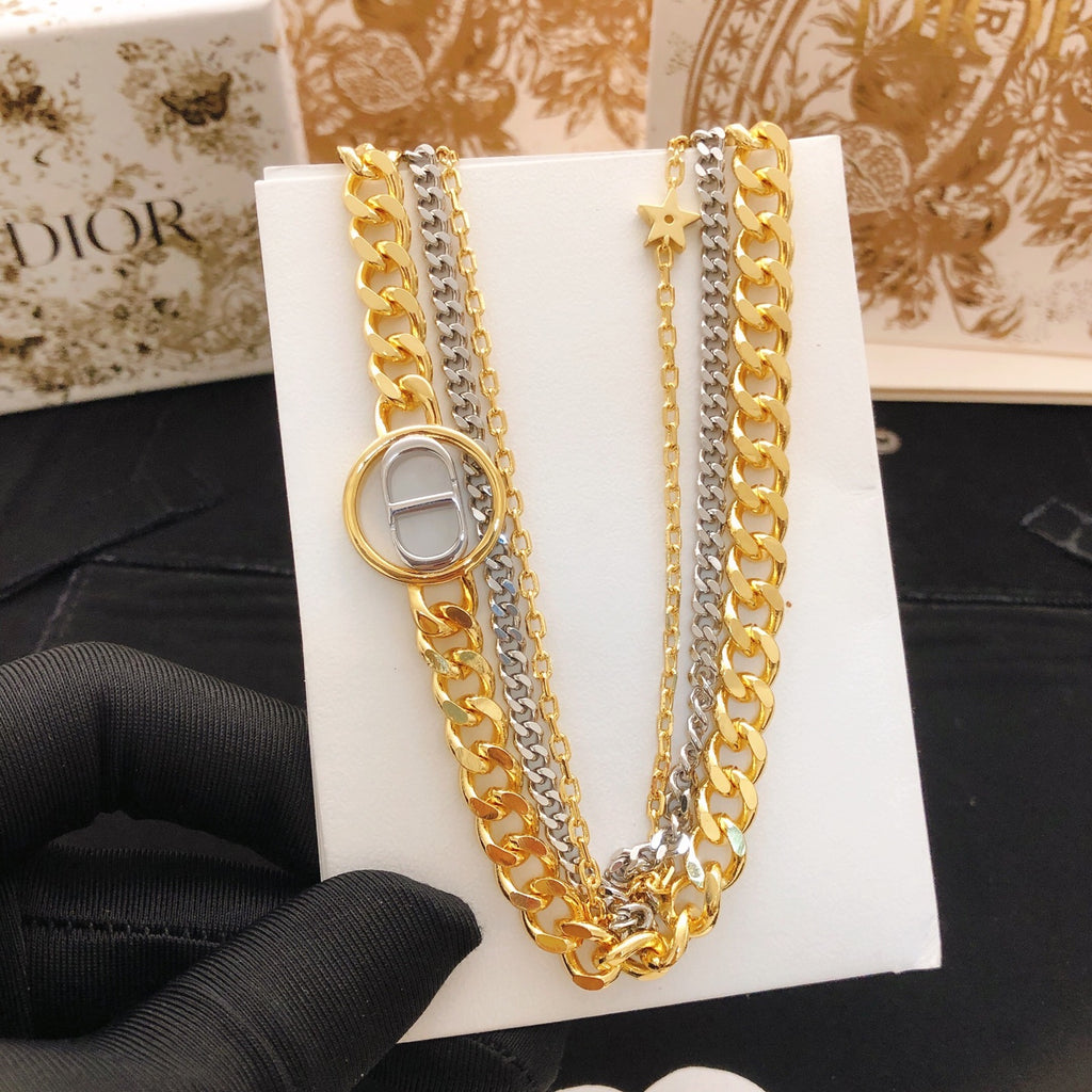 Dior Gold-Tone Double Curb Necklace - product image 3