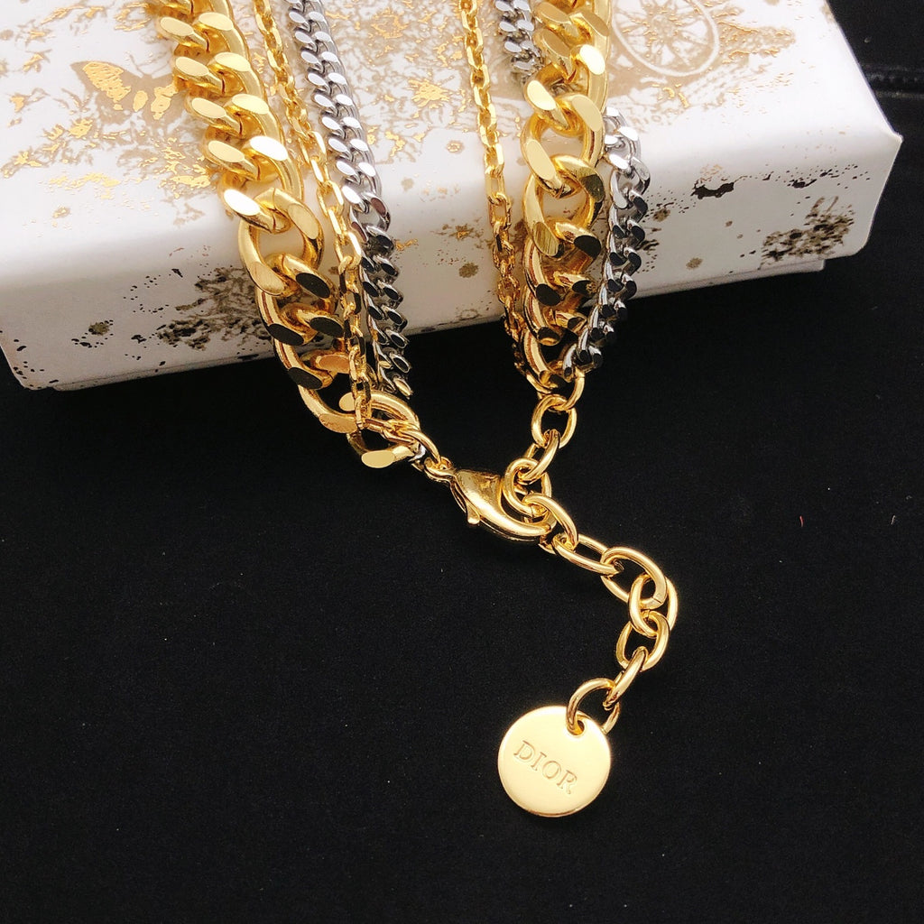 Dior Gold-Tone Double Curb Necklace - product image 2