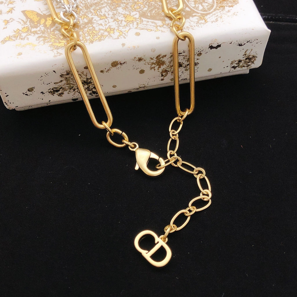 Dior Layered Medallion Pearl-Look Necklace - product image 2