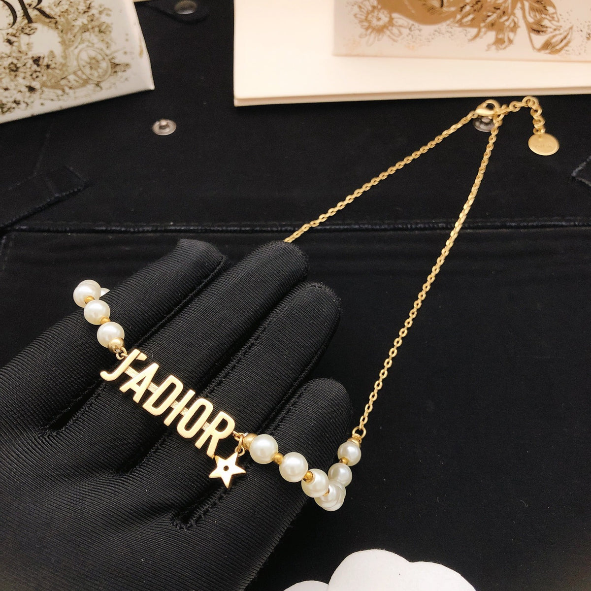 Dior J'Adior Pearl-Look Station Necklace - product image 2