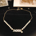 Dior J'Adior Pearl-Look Station Necklace - product image 1