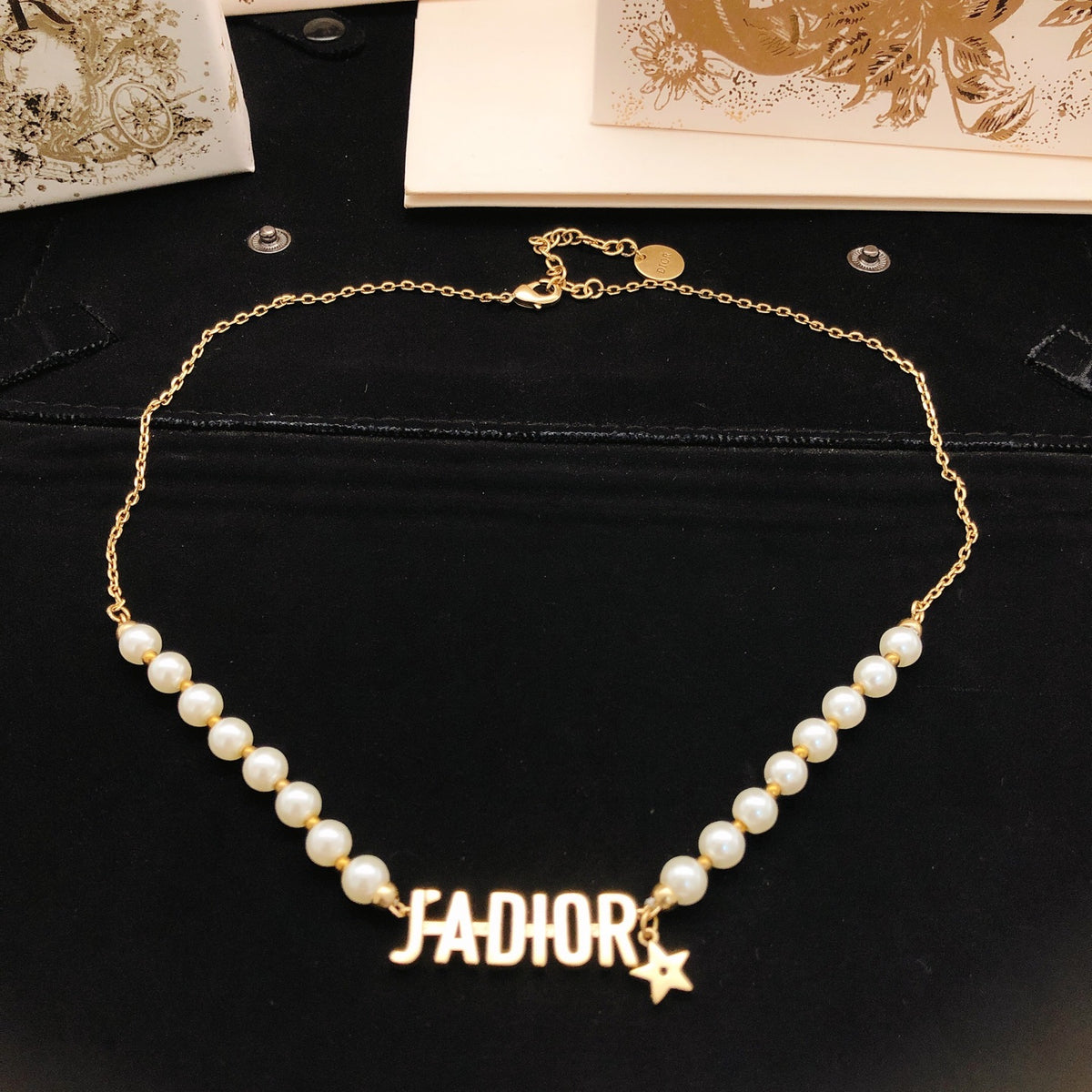 Dior J'Adior Pearl-Look Station Necklace - product image 1