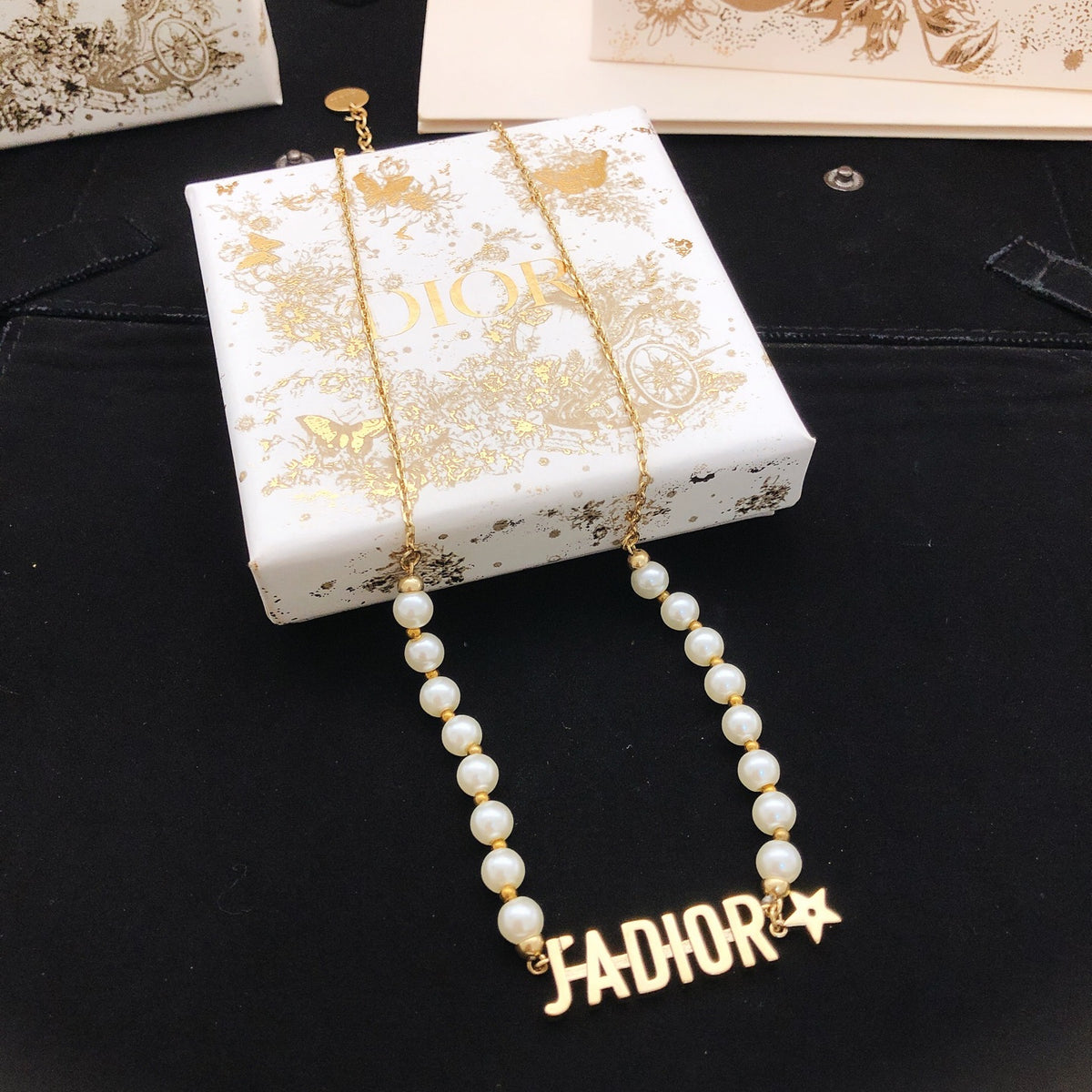 Dior J'Adior Pearl-Look Station Necklace - product image 4