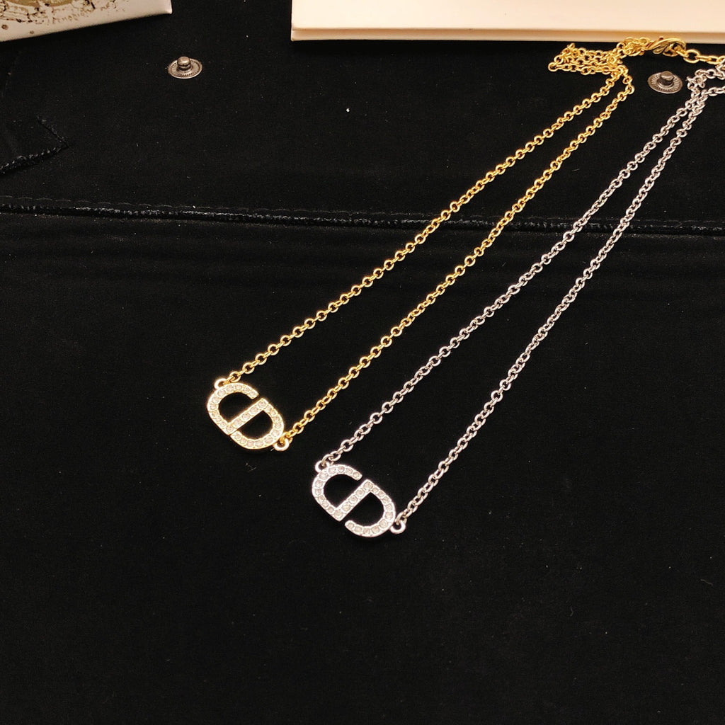 Dior Gold-Tone Open CD Necklace - product image 6