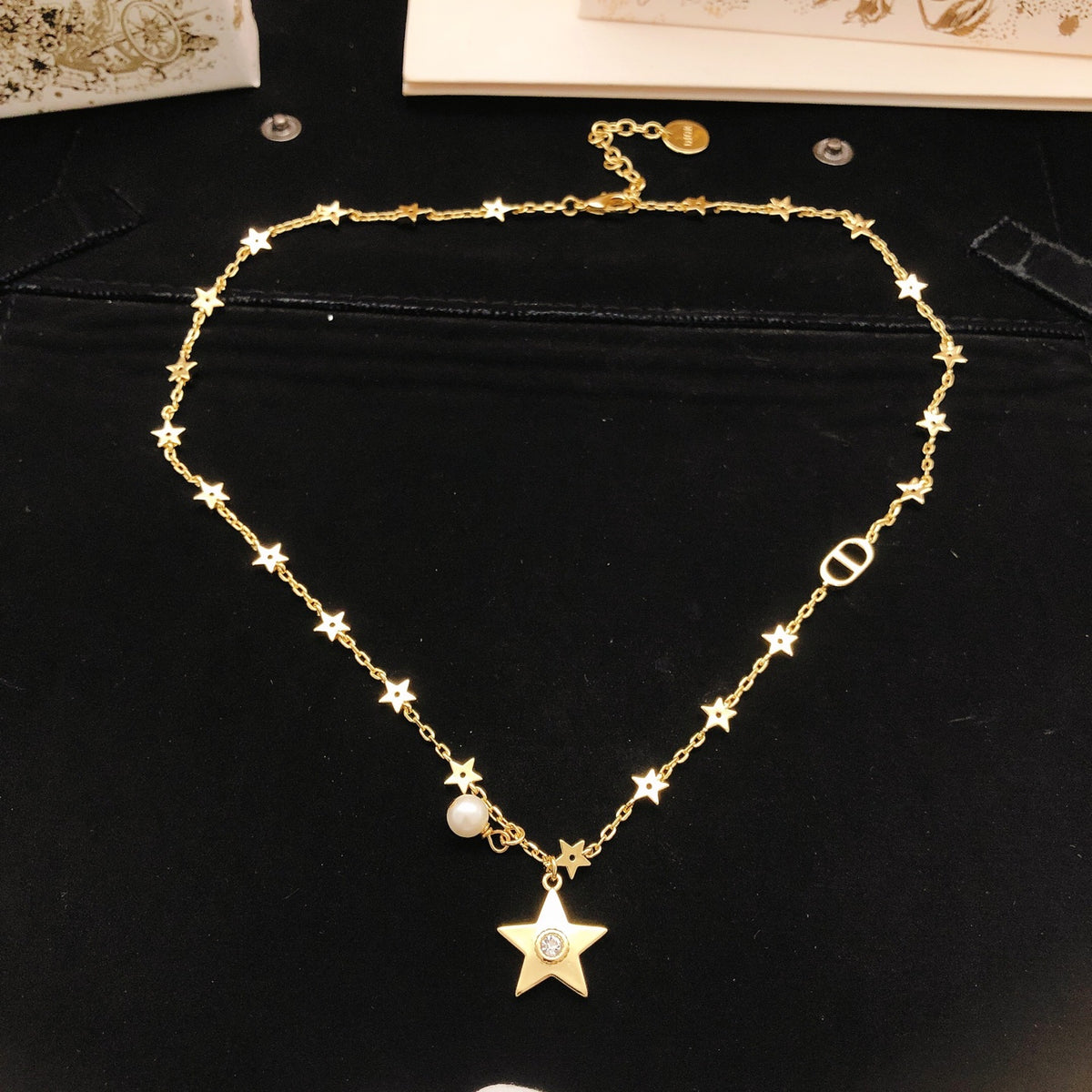 Dior Star and Bead Long Necklace - product image 4