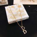 Dior Vertical Letter Duo Necklace - product image 1