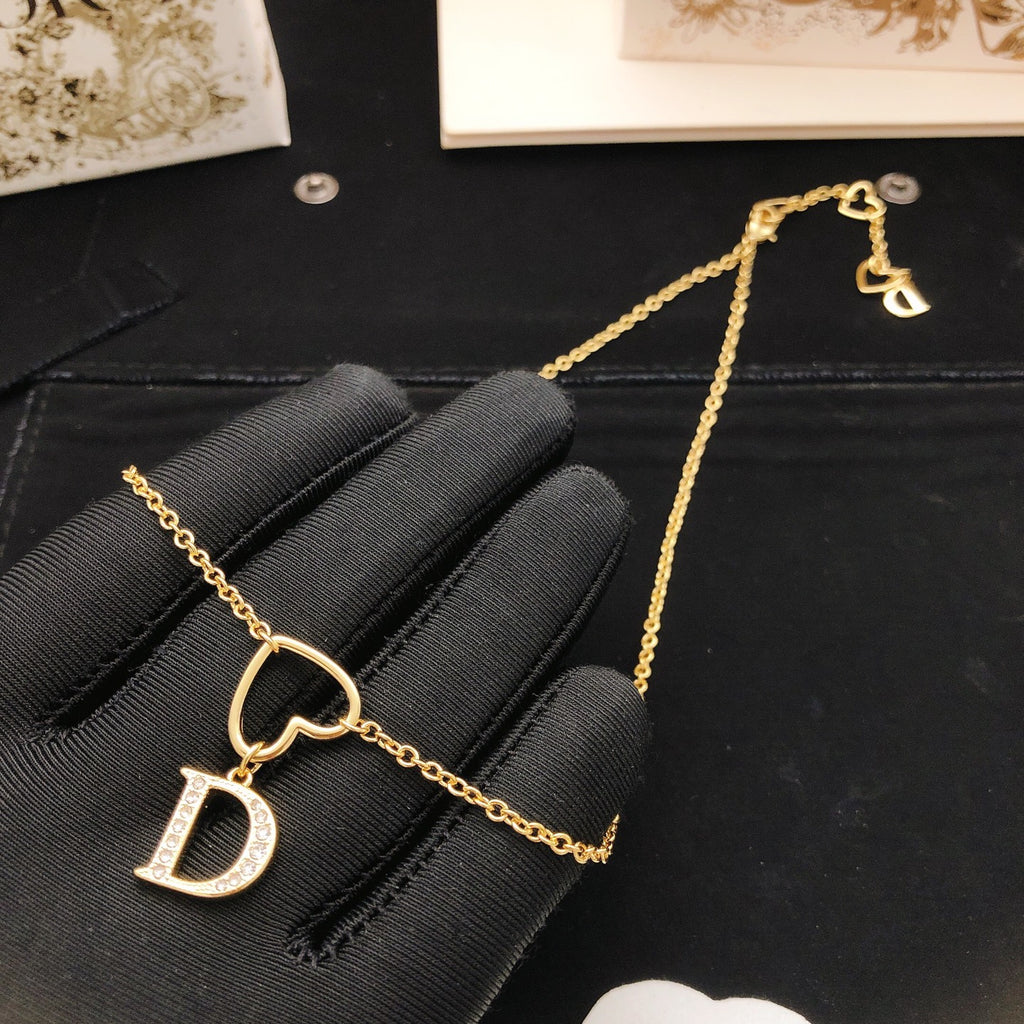 Dior Vertical Letter Duo Necklace - product image 4