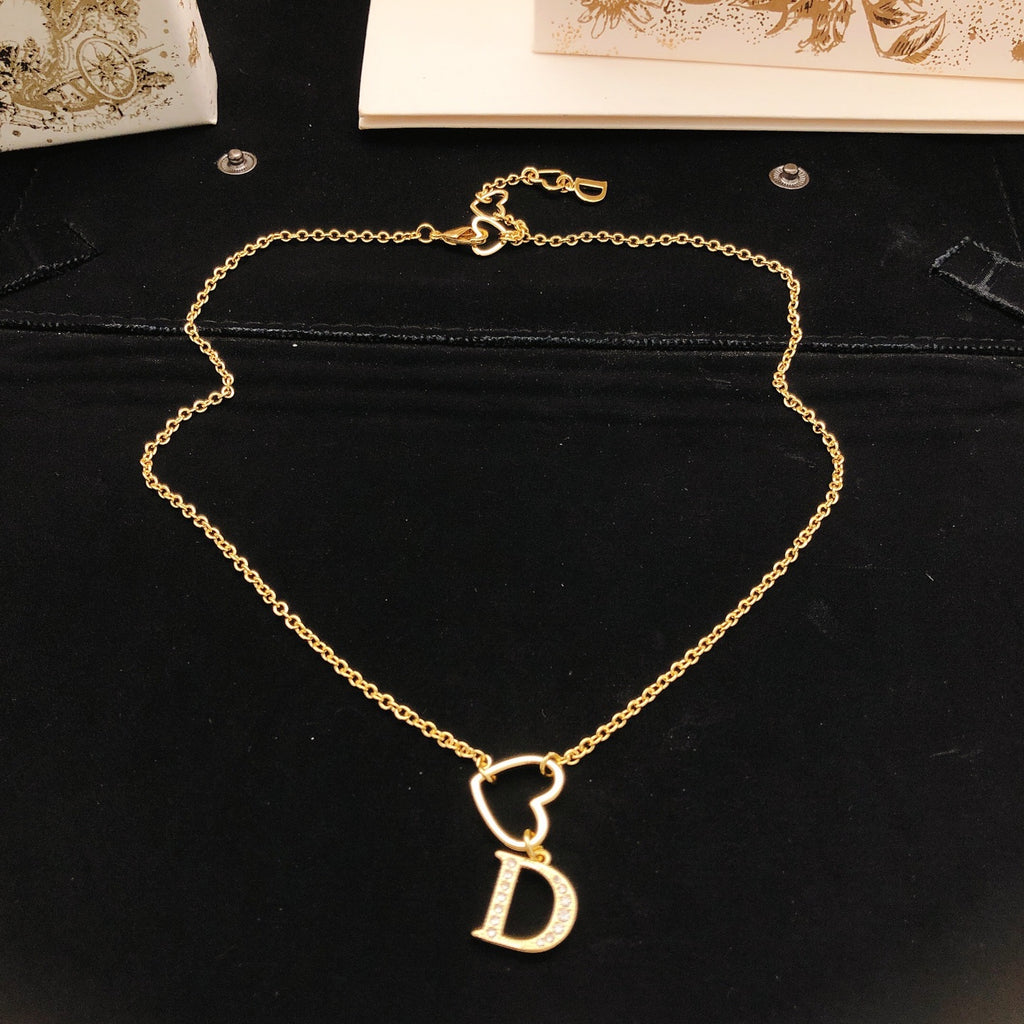 Dior Vertical Letter Duo Necklace - product image 3