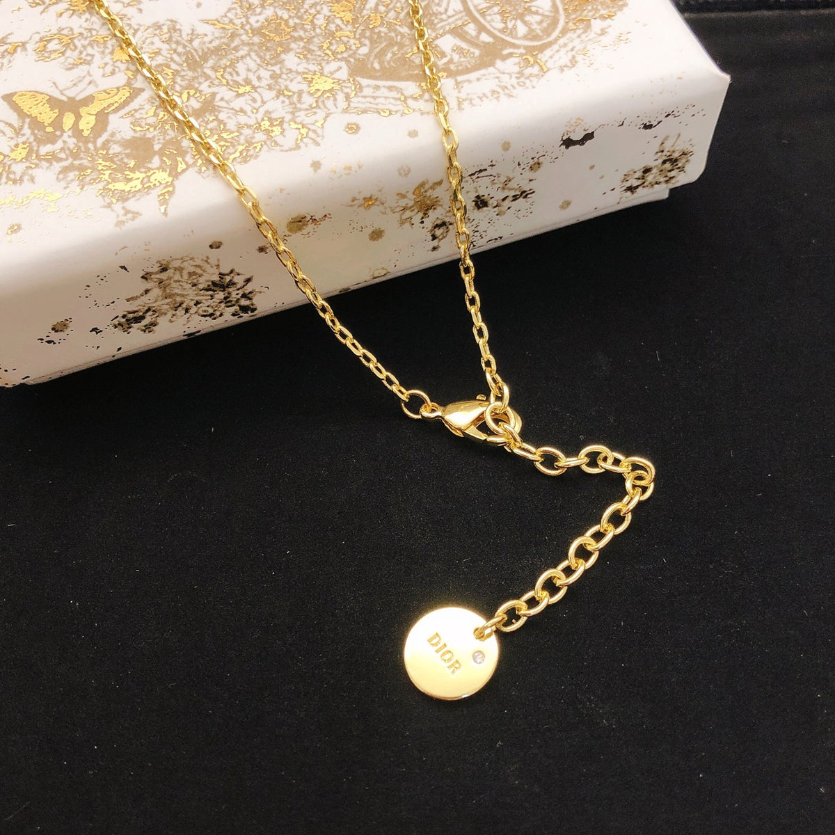 Dior Mini CD Pearl-Look Pendant Necklace - product image 2