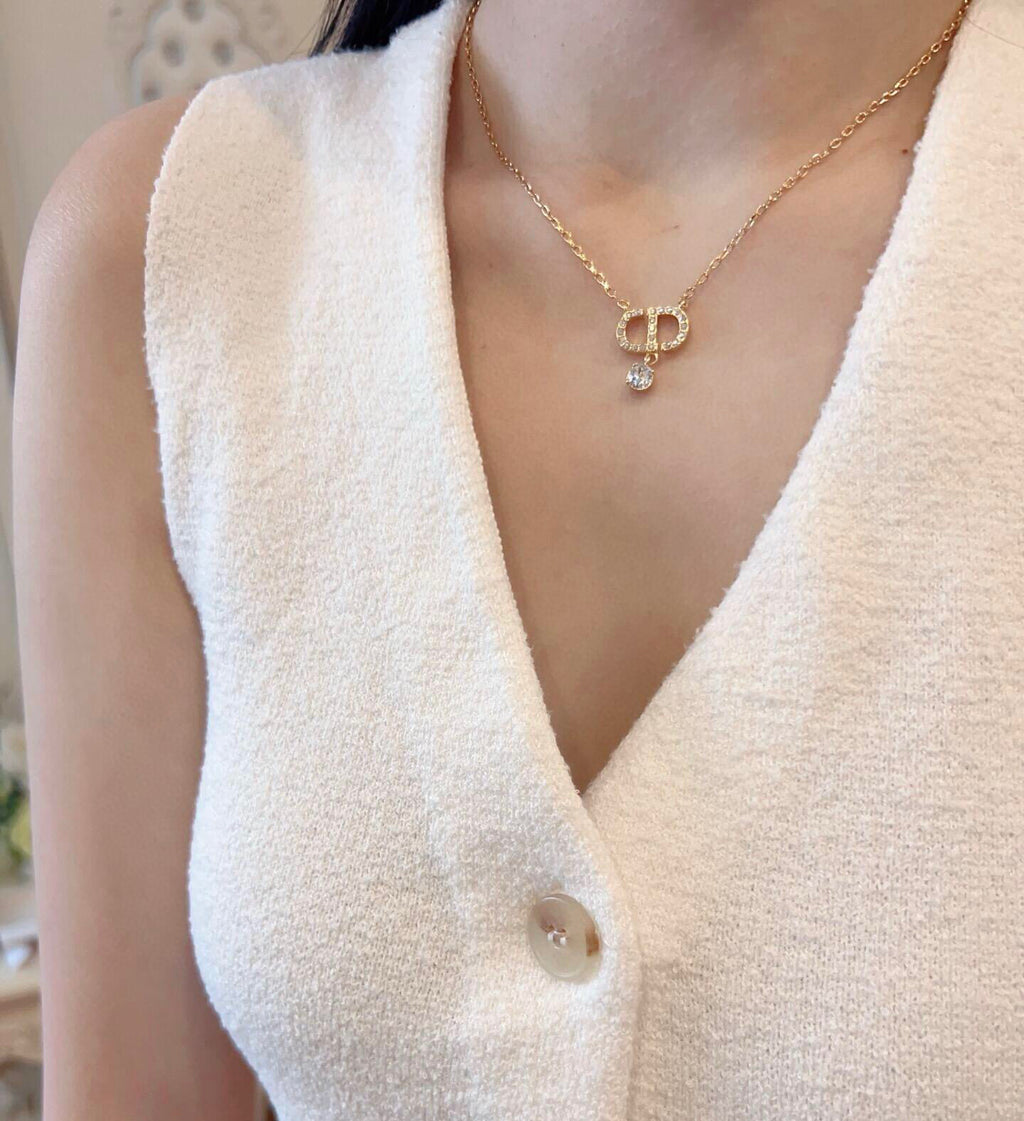 Dior Mini CD Pearl-Look Pendant Necklace - product image 6