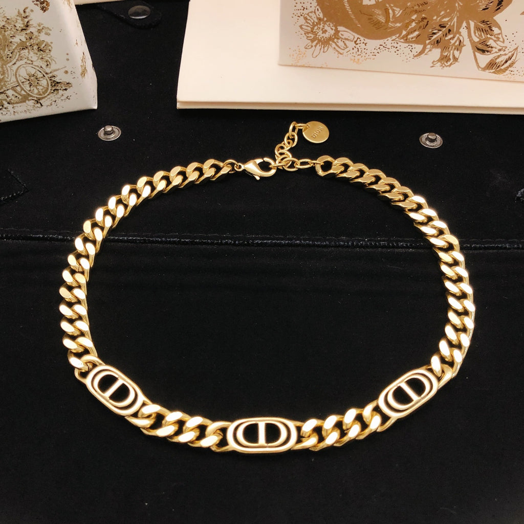 Dior Repeating CD Curb Necklace - product image 3