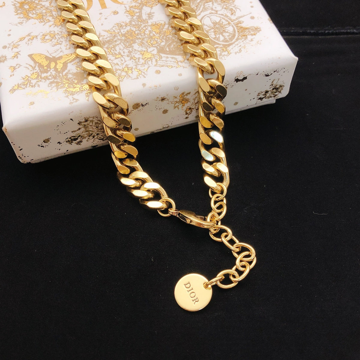 Dior Repeating CD Curb Necklace - product image 2
