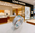 Louis Vuitton Silver-Tone Antiqued Ring - album image 1