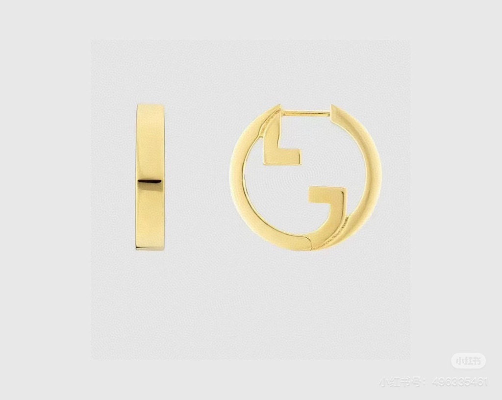 Gucci Gold-Tone Circular G Stud Earrings - album image 8