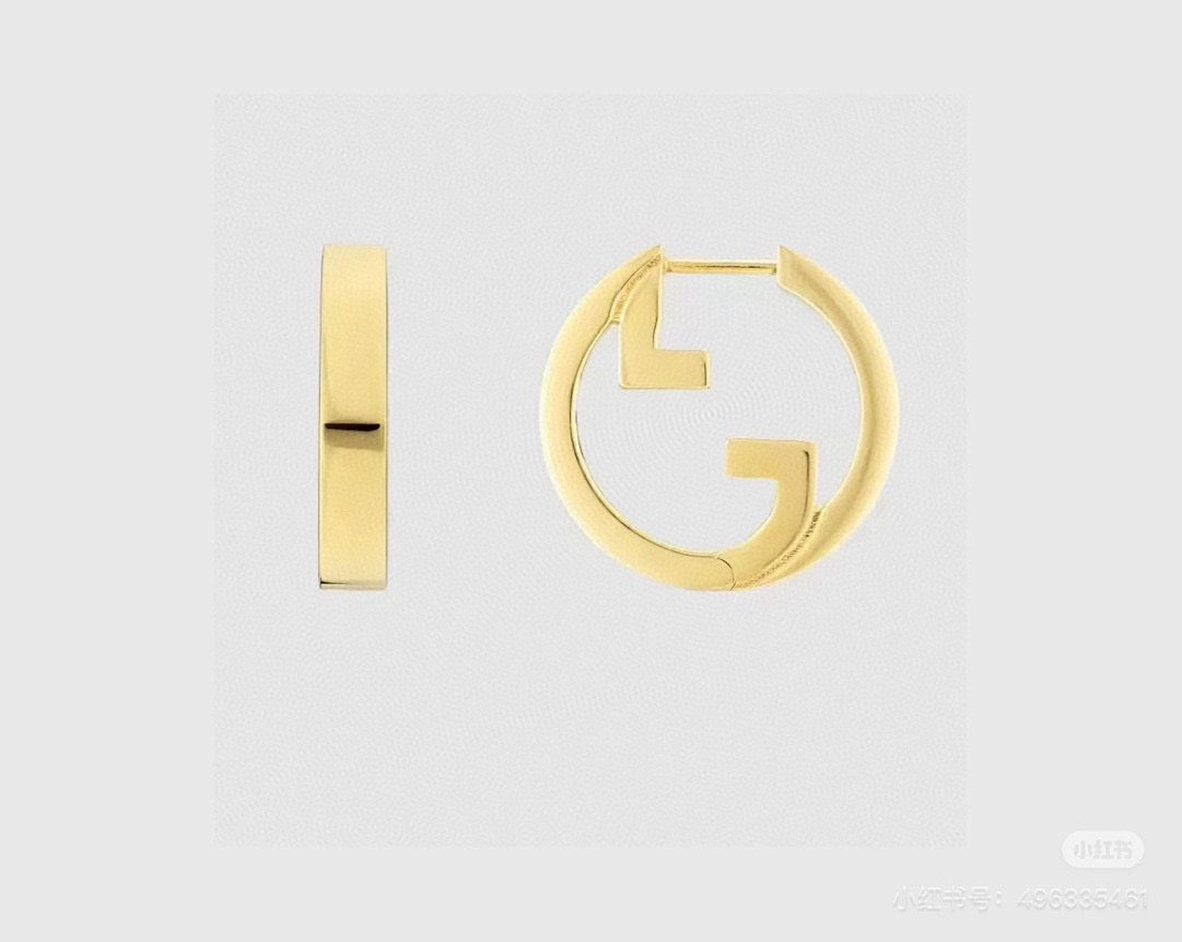 Gucci Gold-Tone Circular G Stud Earrings - album image 8