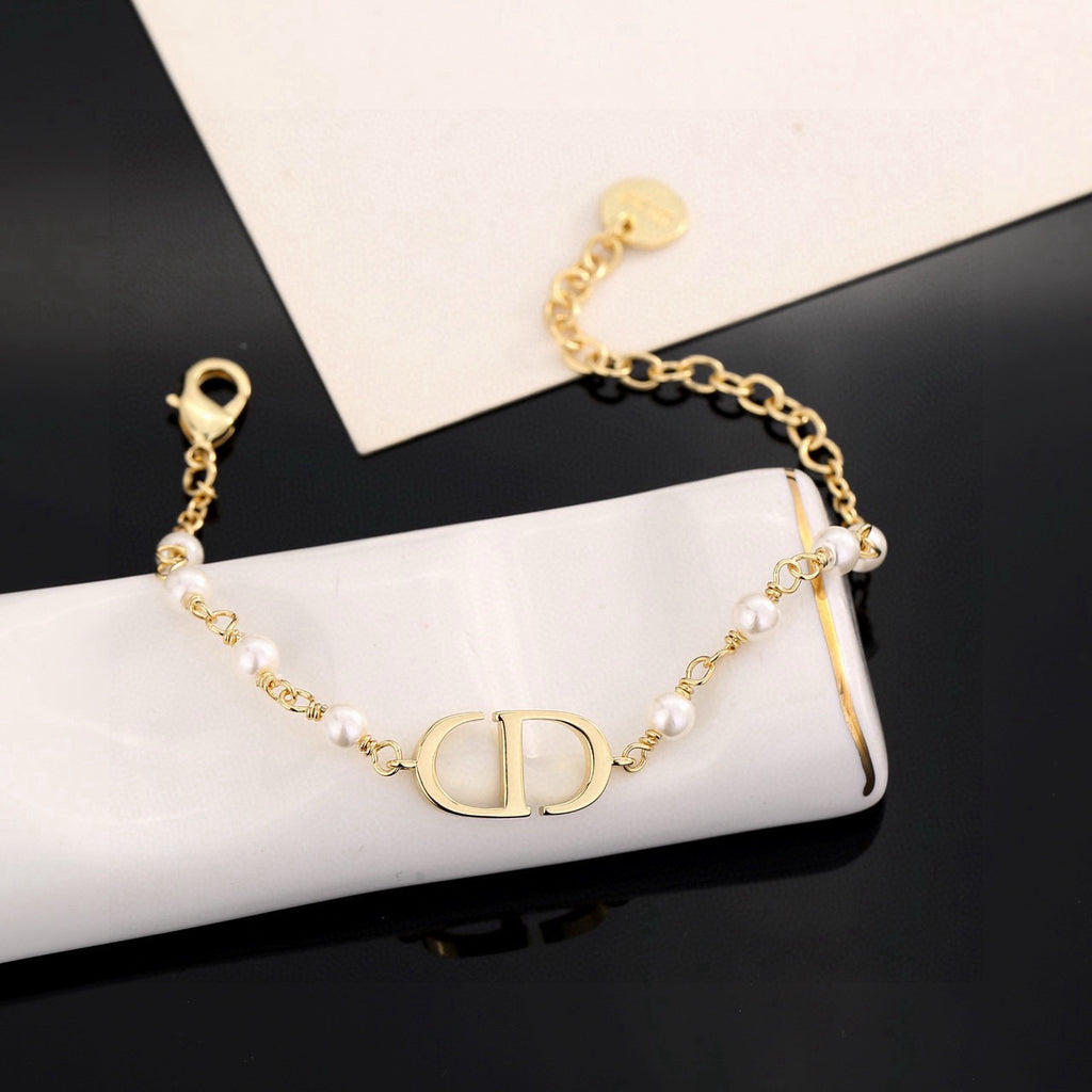 Dior CD Pearl-Look Station Bracelet - product image 19