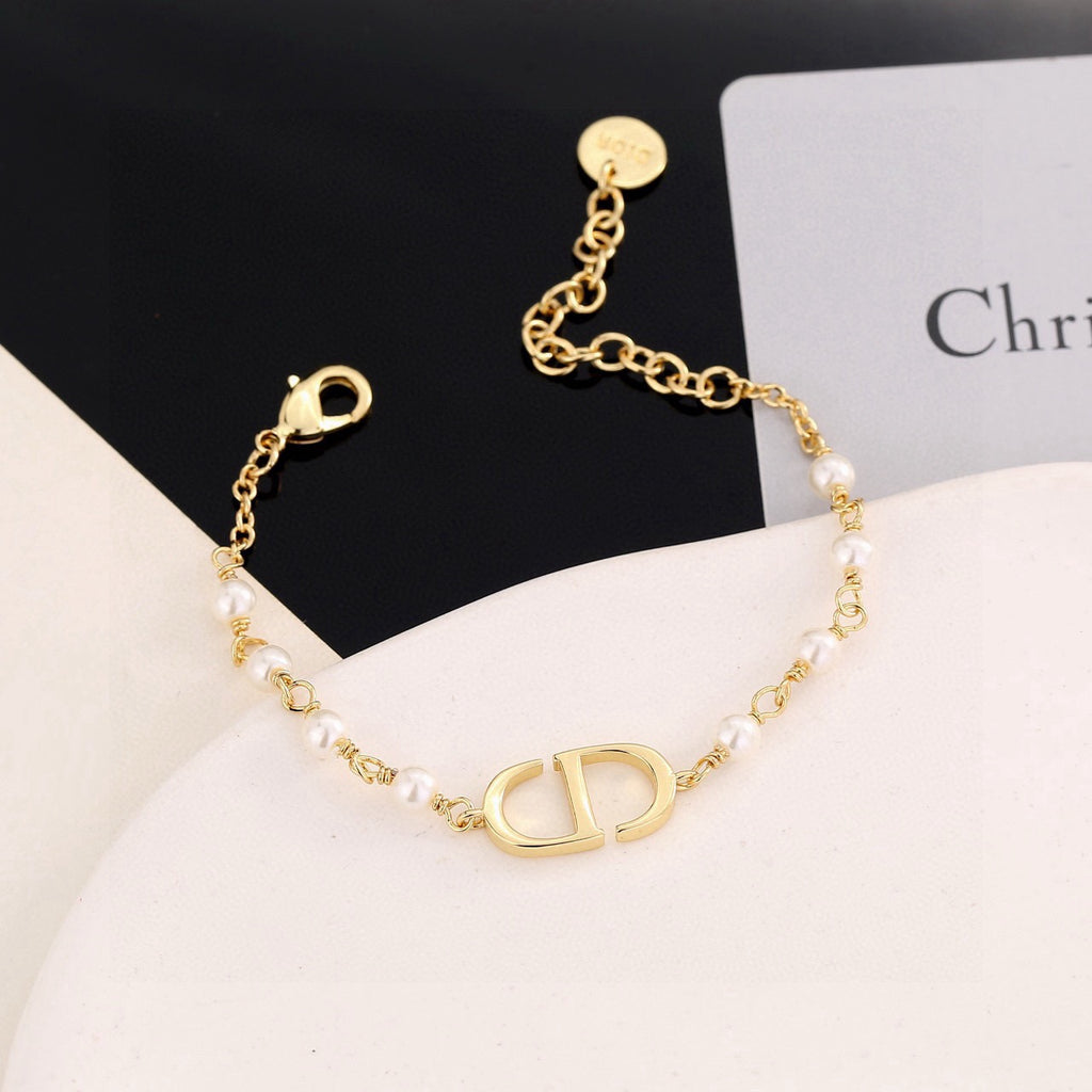 Dior CD Pearl-Look Station Bracelet - product image 20