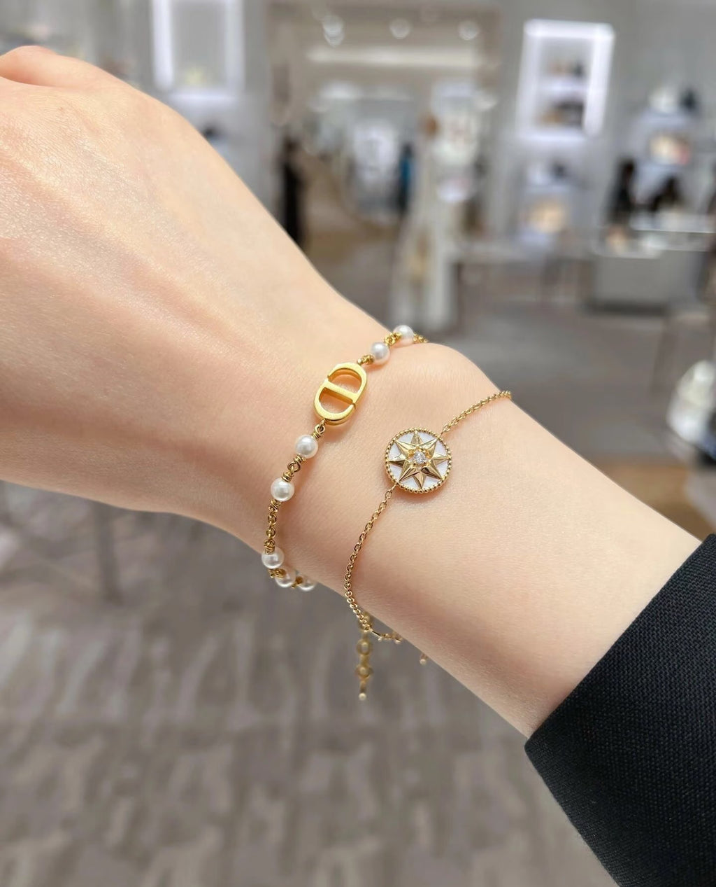 Dior CD Pearl-Look Station Bracelet - product image 18