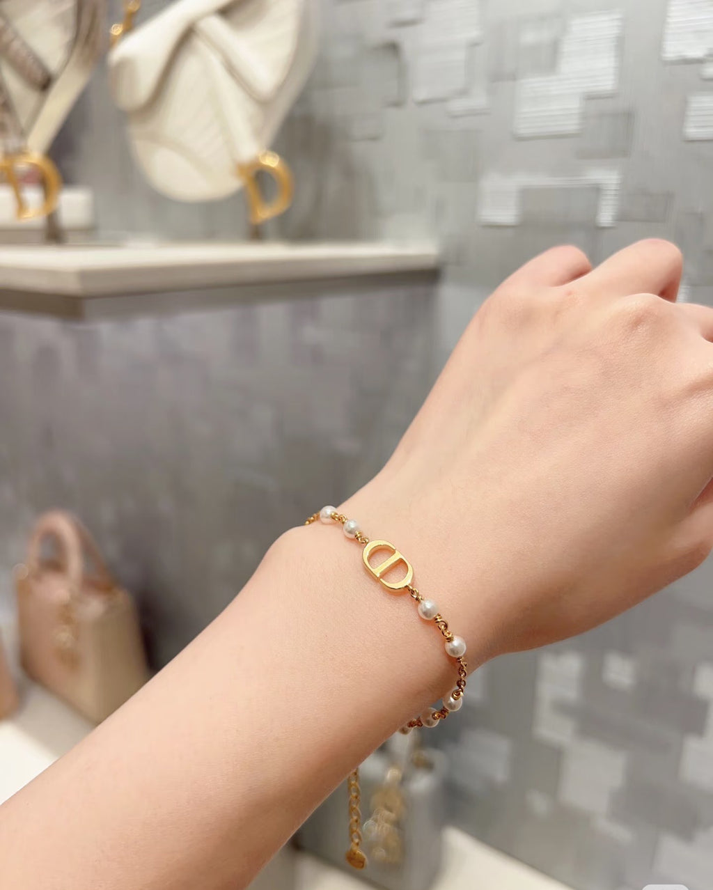 Dior CD Pearl-Look Station Bracelet - product image 21