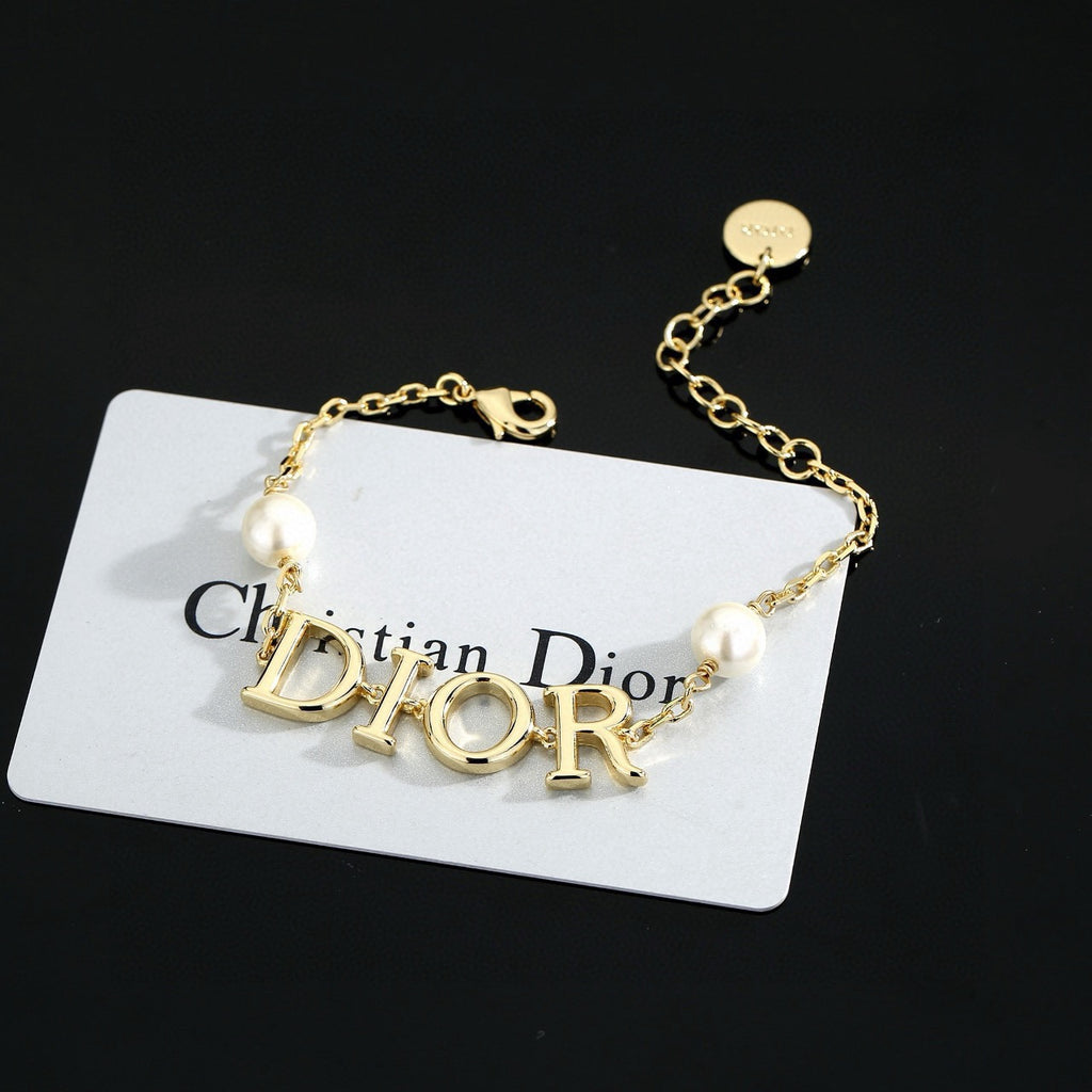Dior Letter Center Pearl-Look Bracelet - product image 5