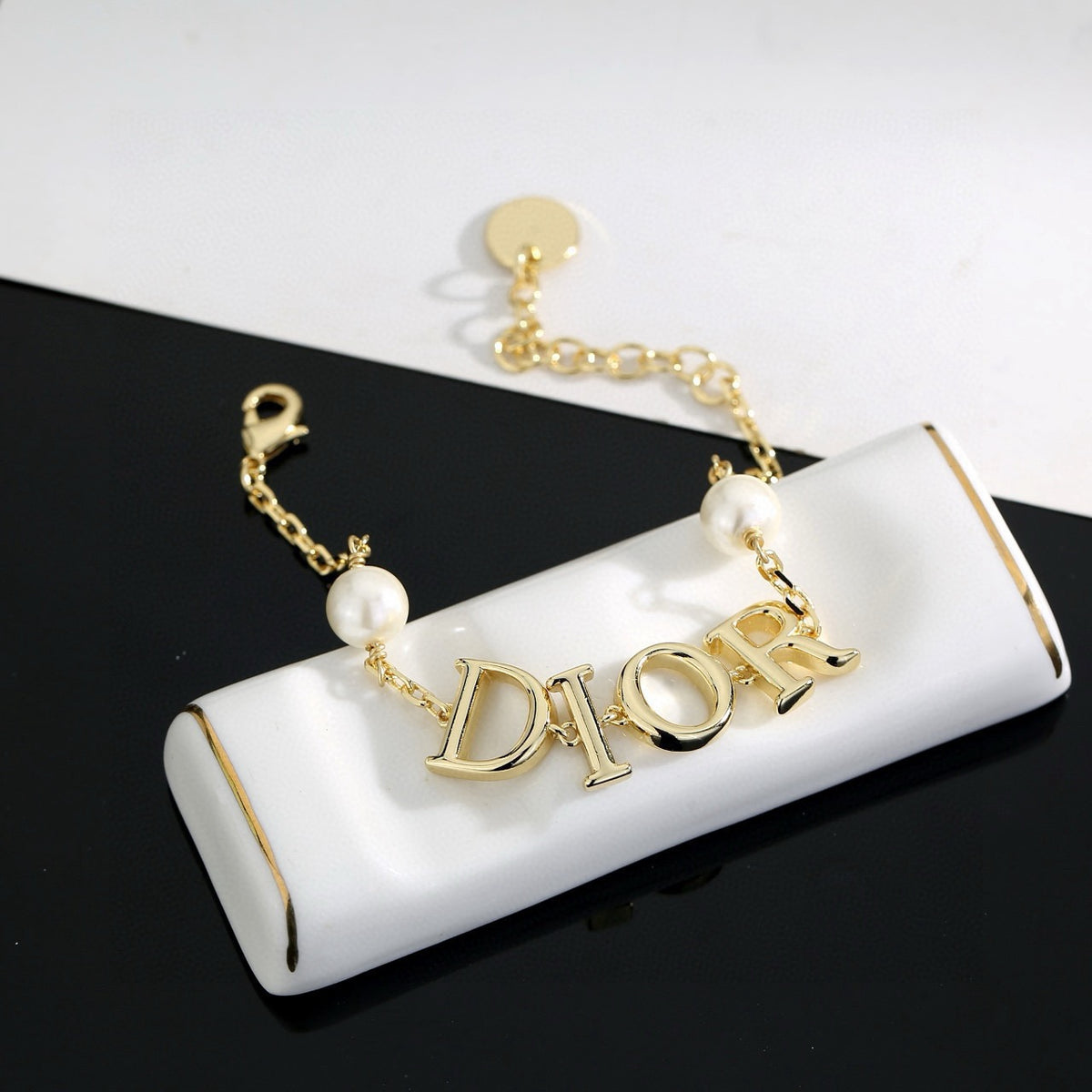 Dior Letter Center Pearl-Look Bracelet - product image 2