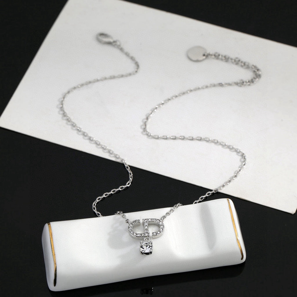Dior Silver-Tone Bow Pearl-Look Necklace - product image 2