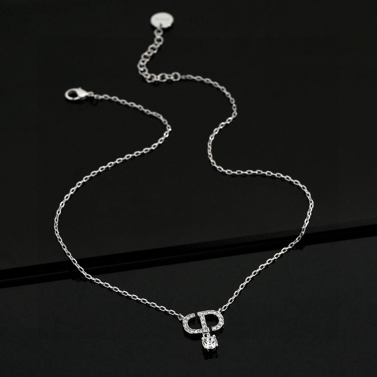 Dior Silver-Tone Bow Pearl-Look Necklace - product image 4