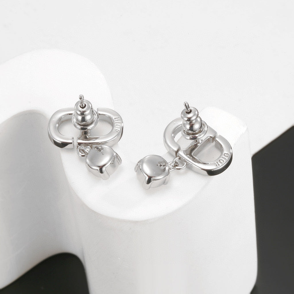 Dior Crystal Cluster Stud Earrings - product image 5