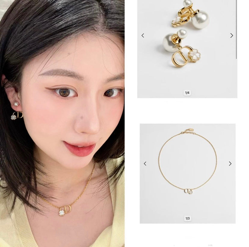 Dior Fine Gold-Tone Horizontal CD Necklace - product image 8