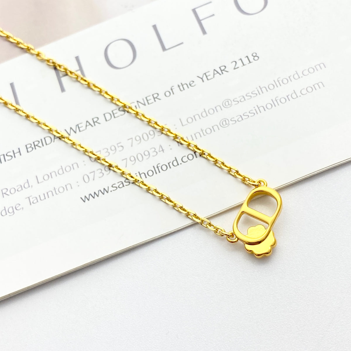 Dior Fine Gold-Tone Horizontal CD Necklace - product image 7