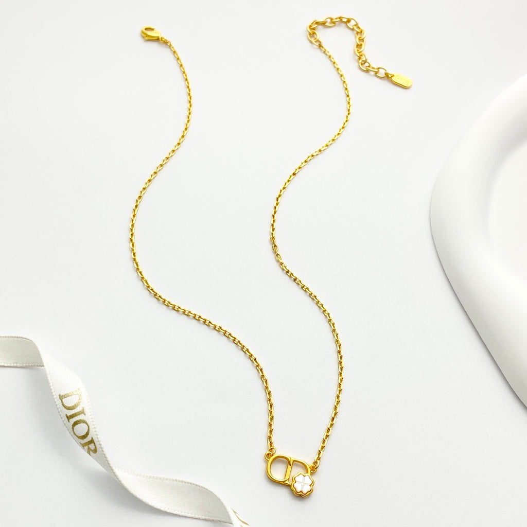 Dior Fine Gold-Tone Horizontal CD Necklace - product image 2