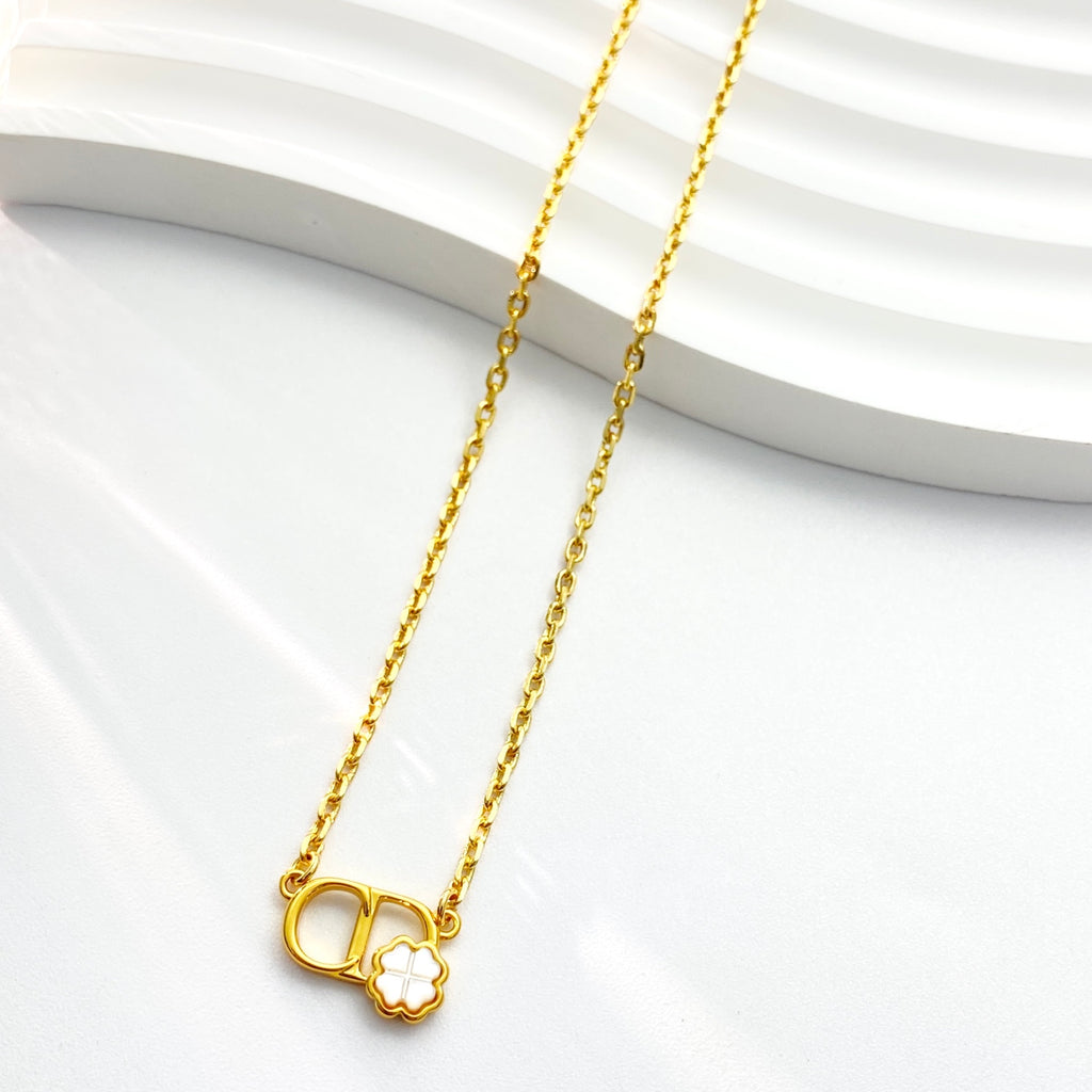 Dior Fine Gold-Tone Horizontal CD Necklace - product image 3