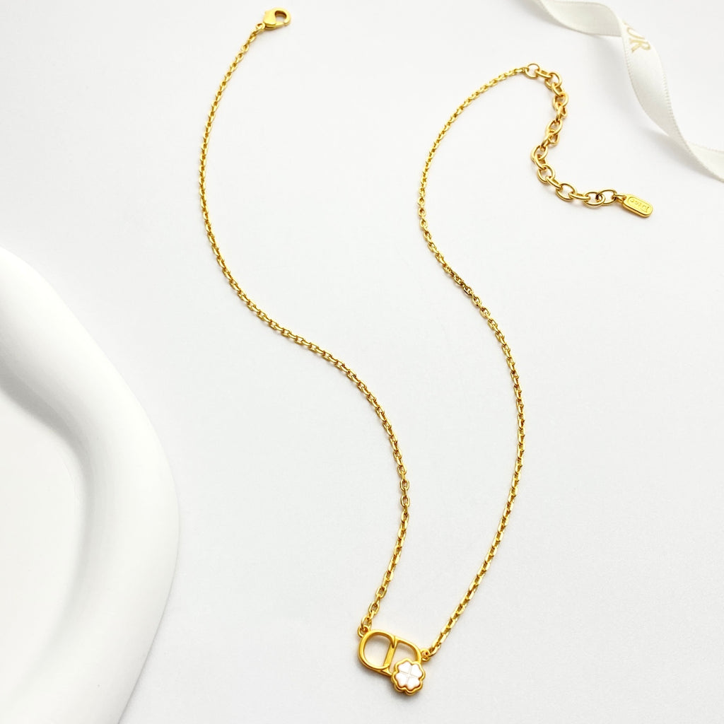Dior Fine Gold-Tone Horizontal CD Necklace - product image 6