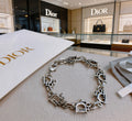Dior Silver-Tone Floral Link Bracelet - product image 1
