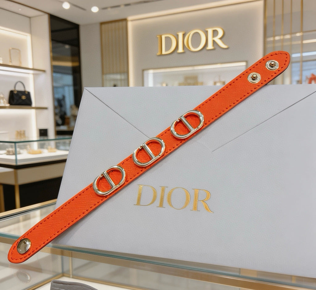 Dior Orange Strap Repeating CD Bracelet - product image 8