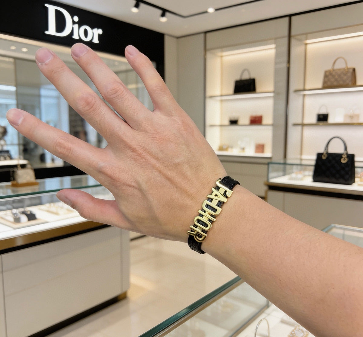 Dior Black Strap Letter Bracelet - product image 6