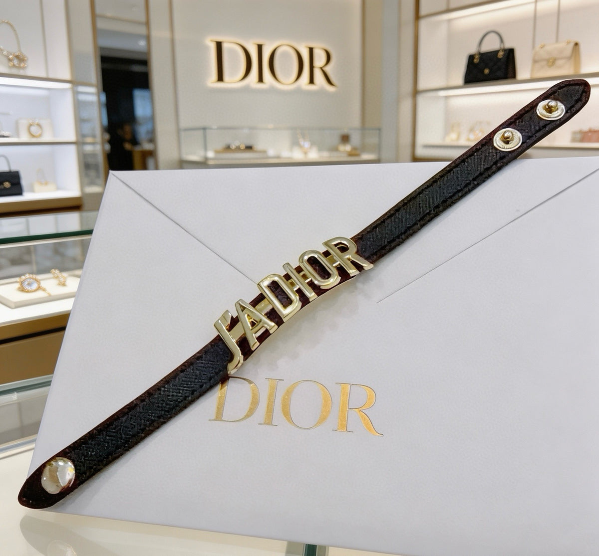 Dior Black Strap Letter Bracelet - product image 8