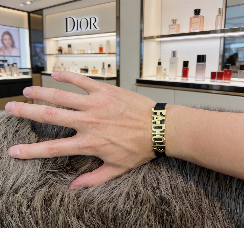 Dior Black Strap Letter Bracelet - product image 9