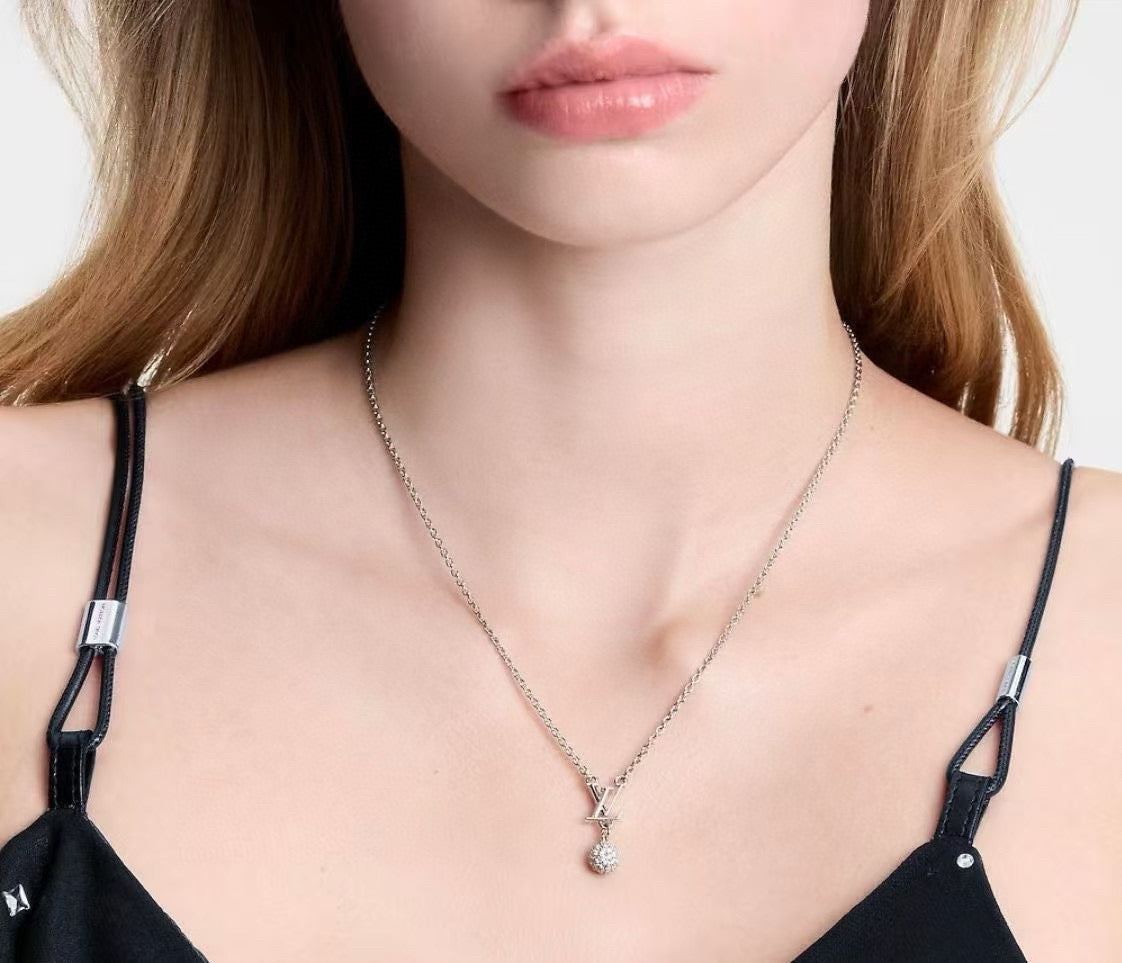 Louis Vuitton Y-Shaped Drop Pendant Necklace - album image 1