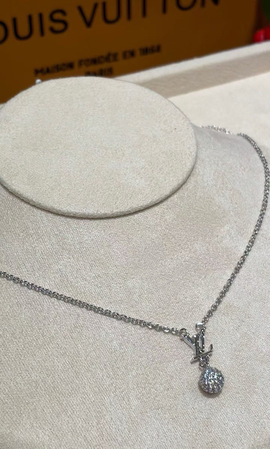 Louis Vuitton Y-Shaped Drop Pendant Necklace - album image 2