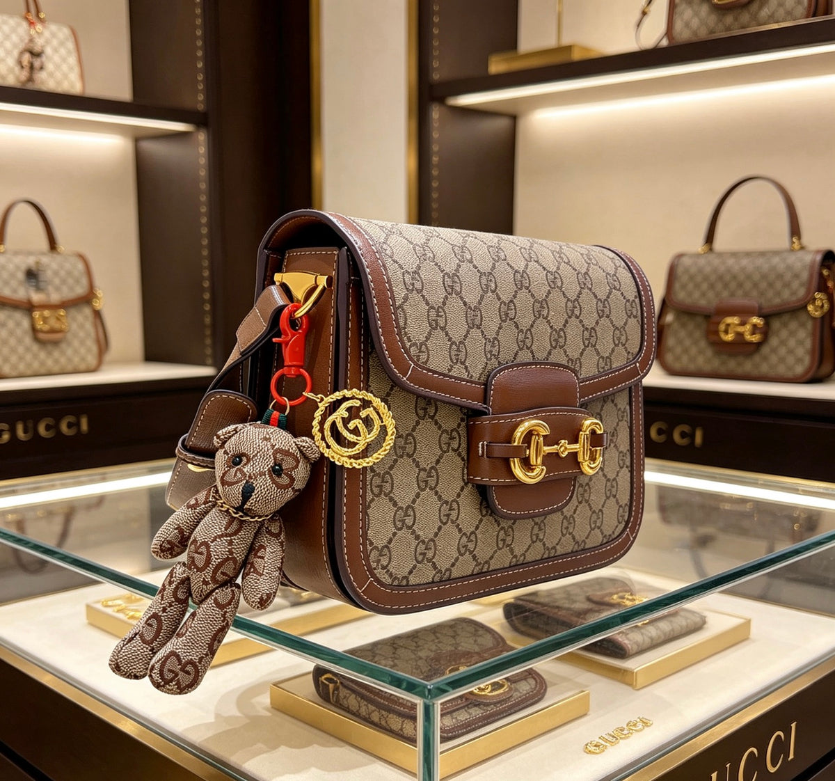 Gucci Anger Forest Interlocking G Key Keychain - album image 3