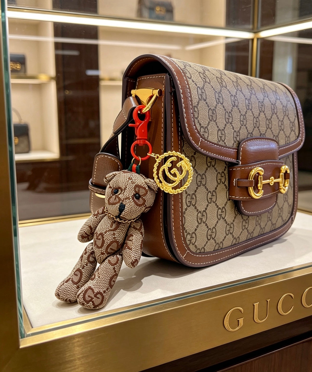 Gucci Anger Forest Interlocking G Key Keychain - album image 6