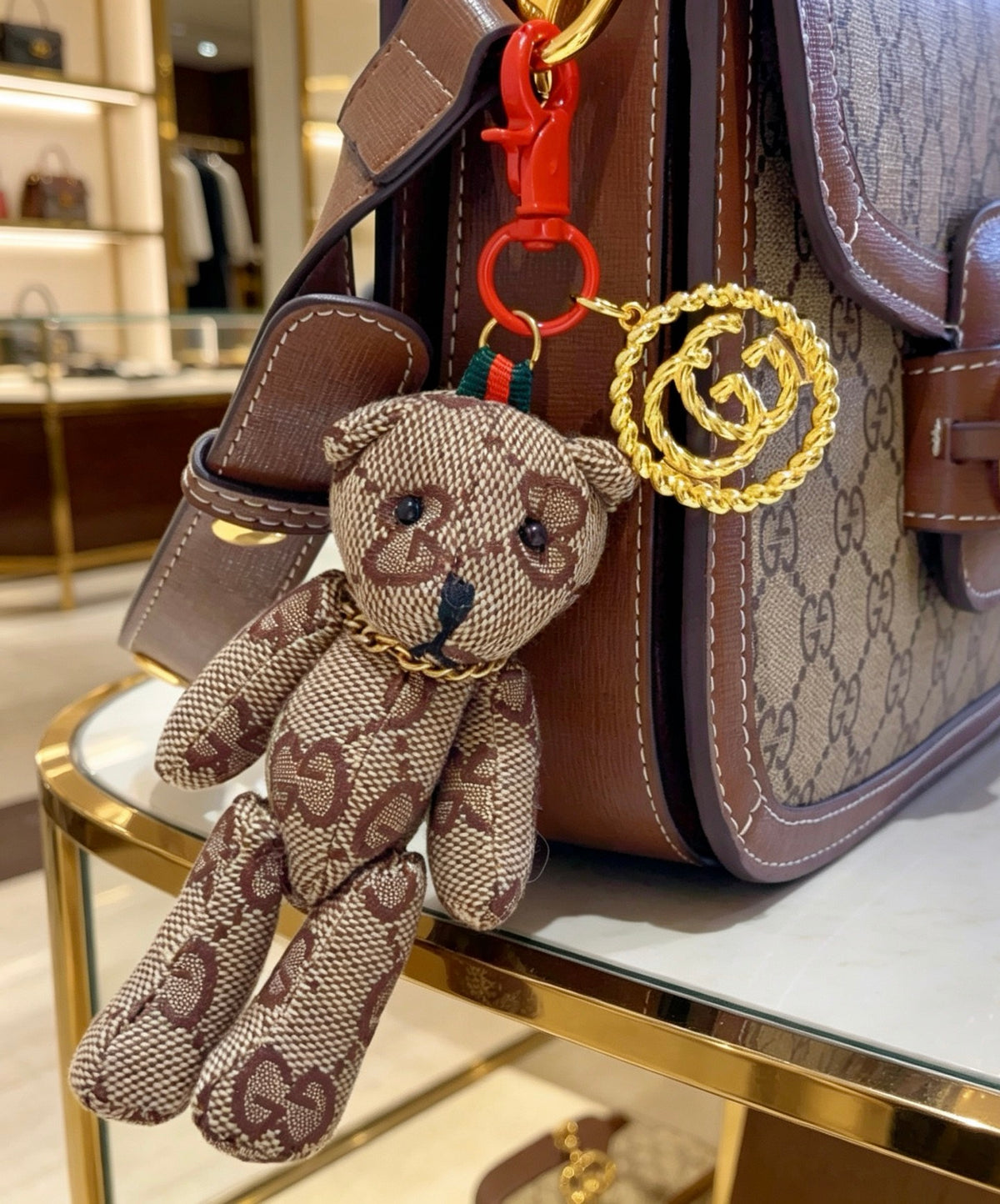 Gucci Anger Forest Interlocking G Key Keychain - album image 4