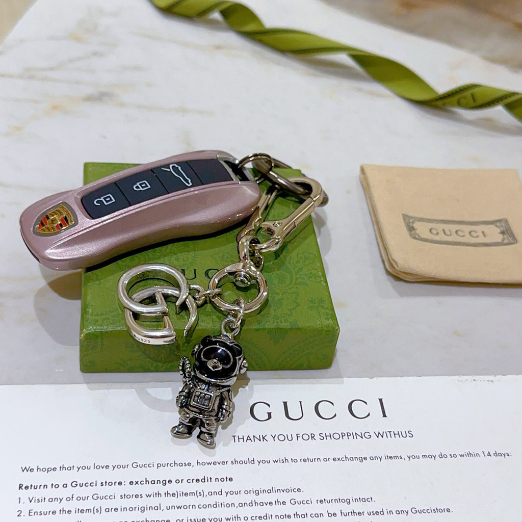 Gucci Anger Forest Interlocking G Key Keychain - album image 6
