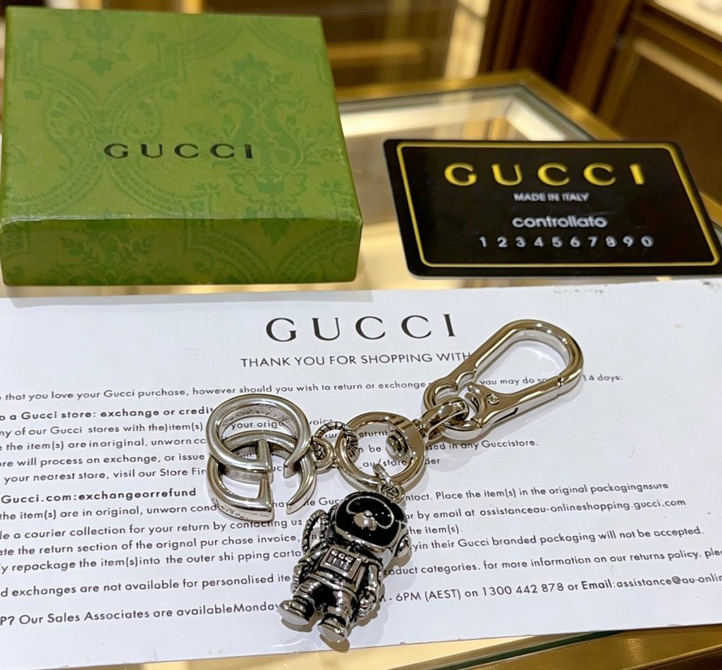 Gucci Anger Forest Interlocking G Key Keychain - album image 2