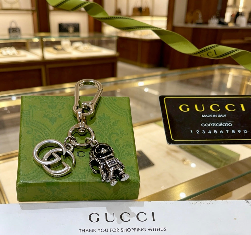 Gucci Anger Forest Interlocking G Key Keychain - album image 1