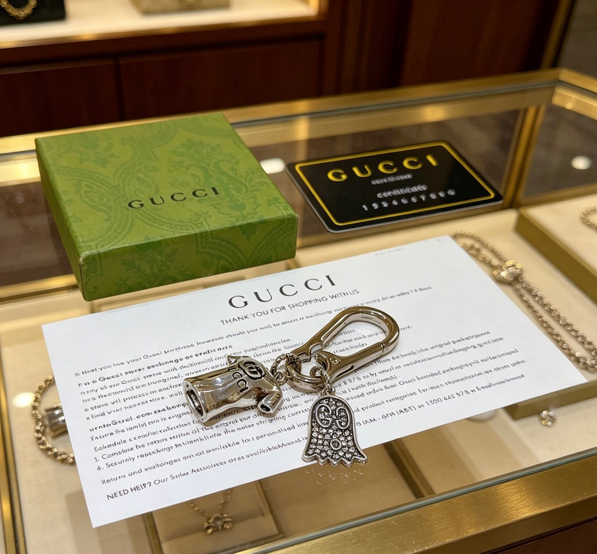 Gucci Anger Forest Interlocking G Key Keychain - album image 4